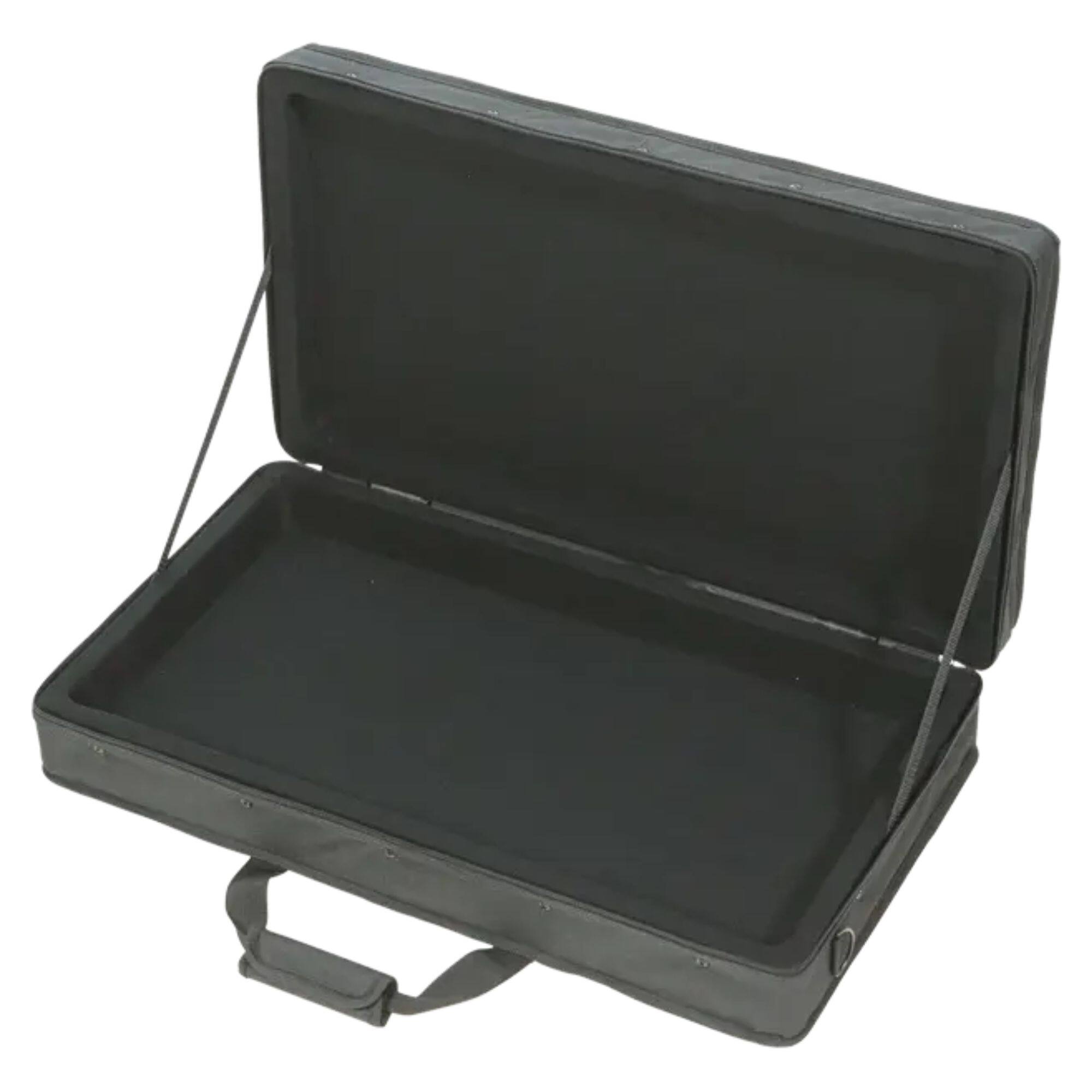 Alt View 4. SKB - SKB 27”x14” DJ Controller & Small MIDI Keyboard Soft Case Padded Bag, Black.