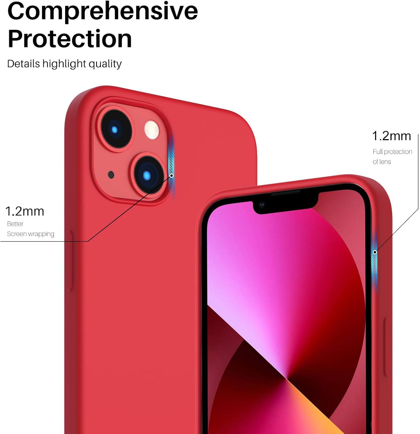 Comprehensive Protection
Details highlight quality
1.2mm
1.2mm
Better Screen wrapping
Full protection of lens