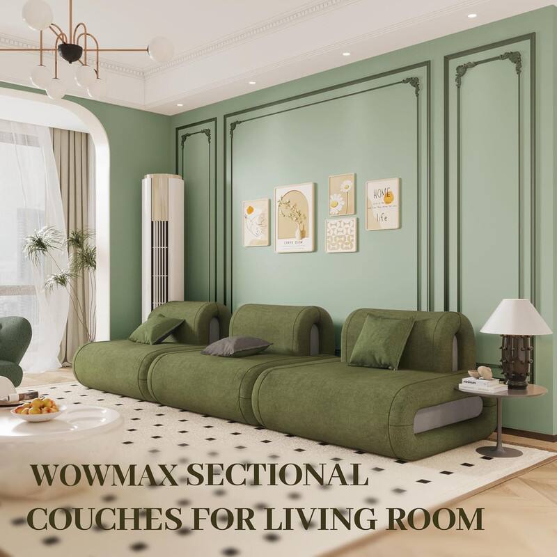 WOWMAX SECTIONAL COUCHES FOR LIVING ROOM