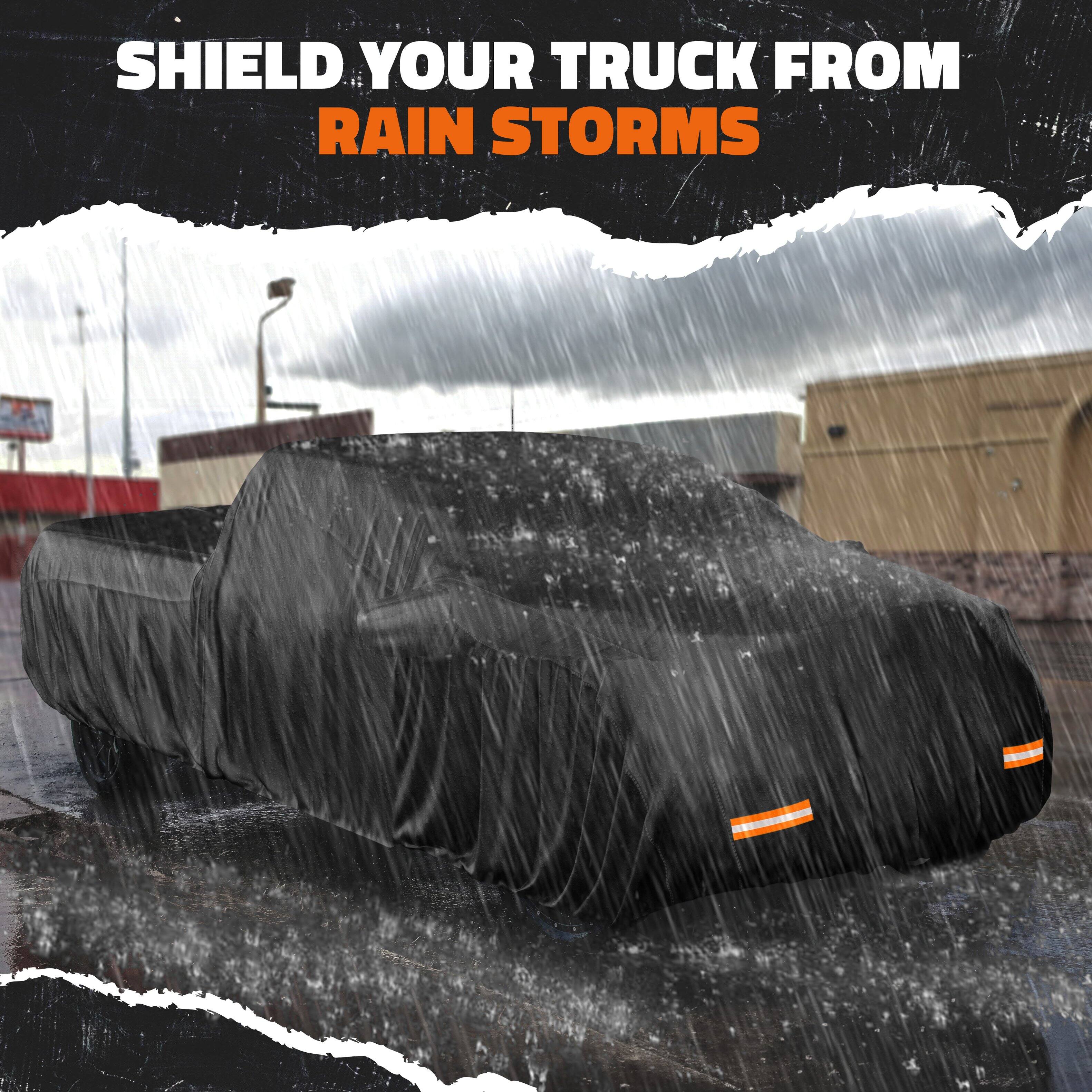 SHIELD YOUR TRUCK FROM RAIN STORMS
