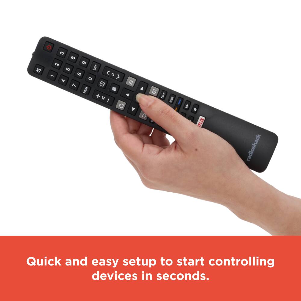 3 6 2 9 5 UST 1 0D 0 7 E P   I III TEXT SUBT I  FLIX radioshack Quick and easy setup to start controlling devices in seconds.