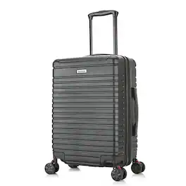 InUSA - Deep lightweight hardside spinner luggage 20" carry-on - Black