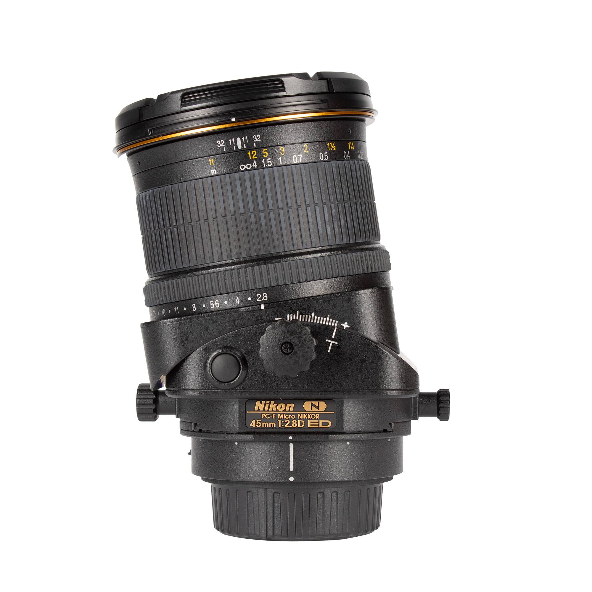 Nikon PC E Micro NIKKOR 45mm f2.8D ED Tilt Shift LensTravel Bundle