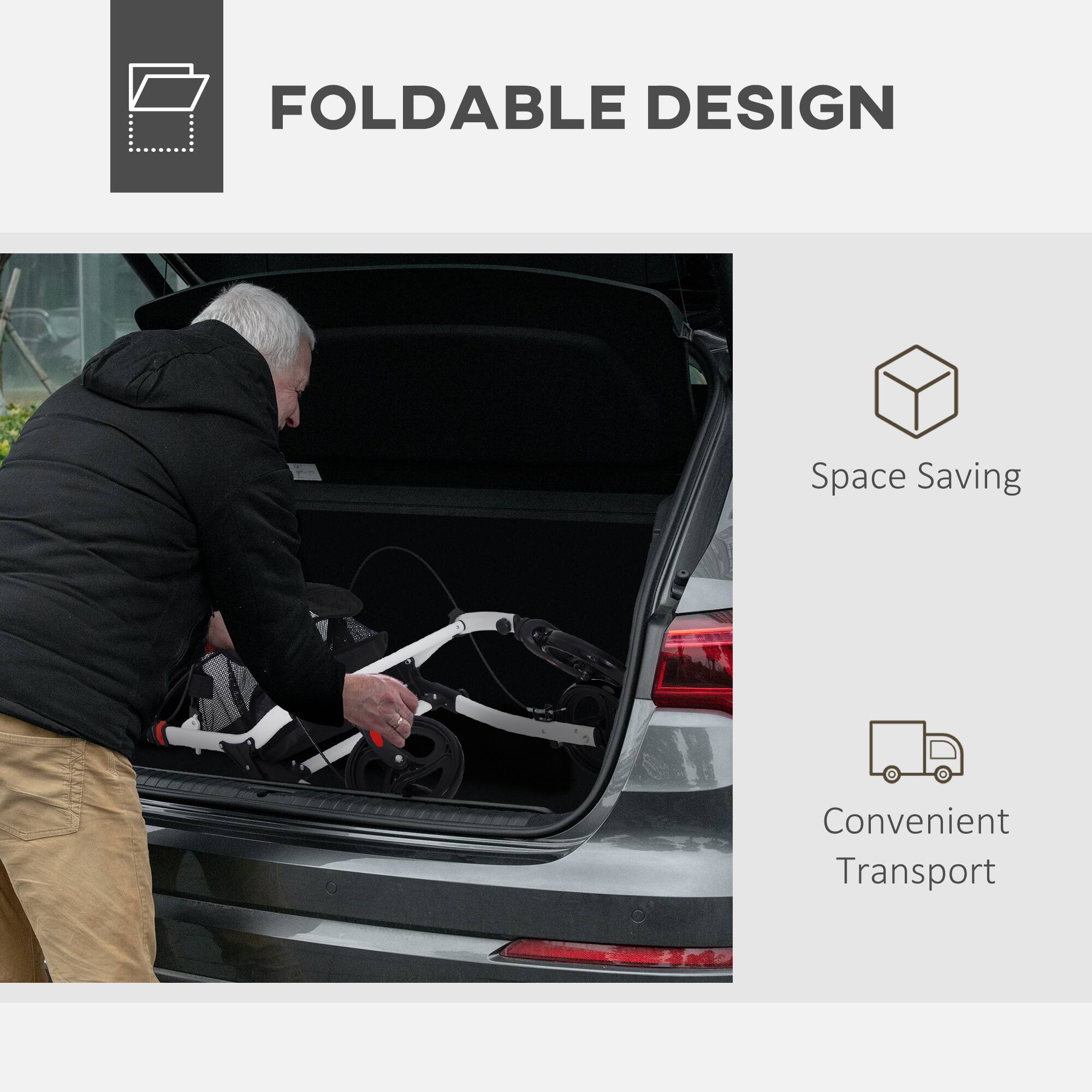 FOLDABLE DESIGN
Space Saving
Convenient Transport