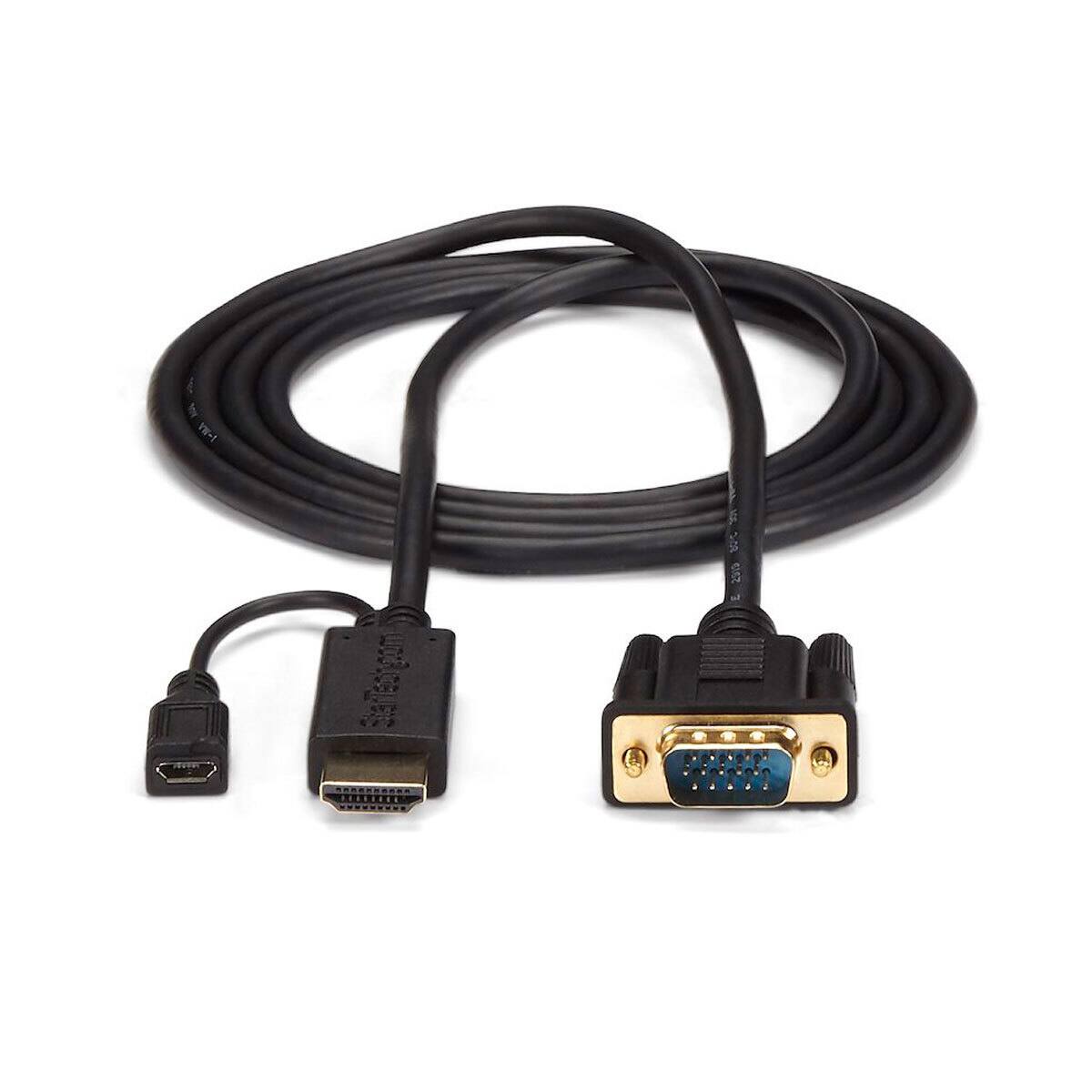 Alt View 3. StarTech.com - StarTech 6' HDMI to VGA Active Converter Cable - Black.