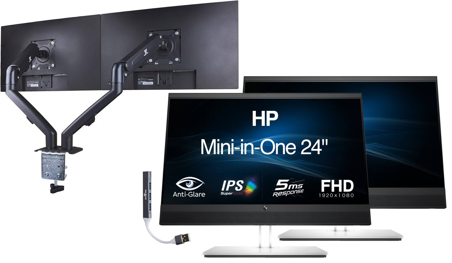 HP Mini-in-One 24" IPS Anti-Glare SuperCLEAR 5ms FHD 1920x1080