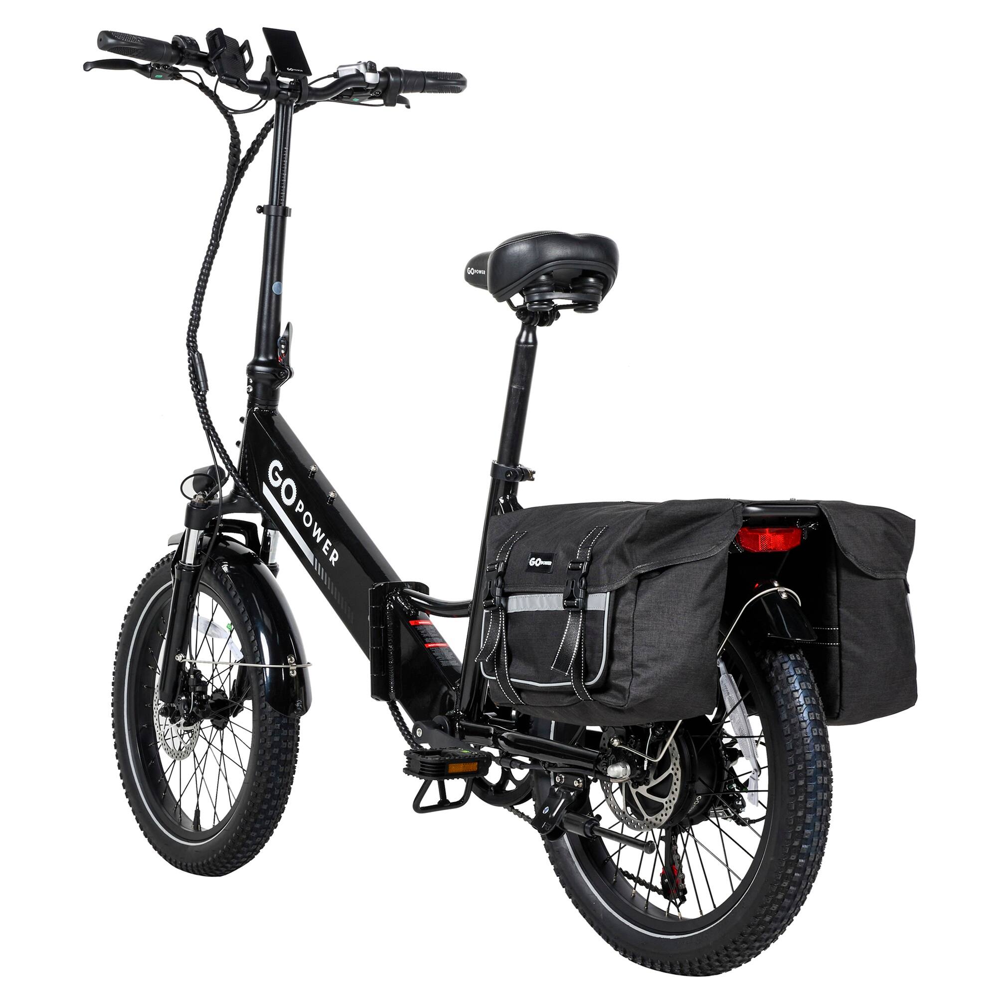 Alt View 6. GoPowerBike - GoPowerBike GoPlus Folding Electric Bike | UL2849 Certified | Black - Black.
