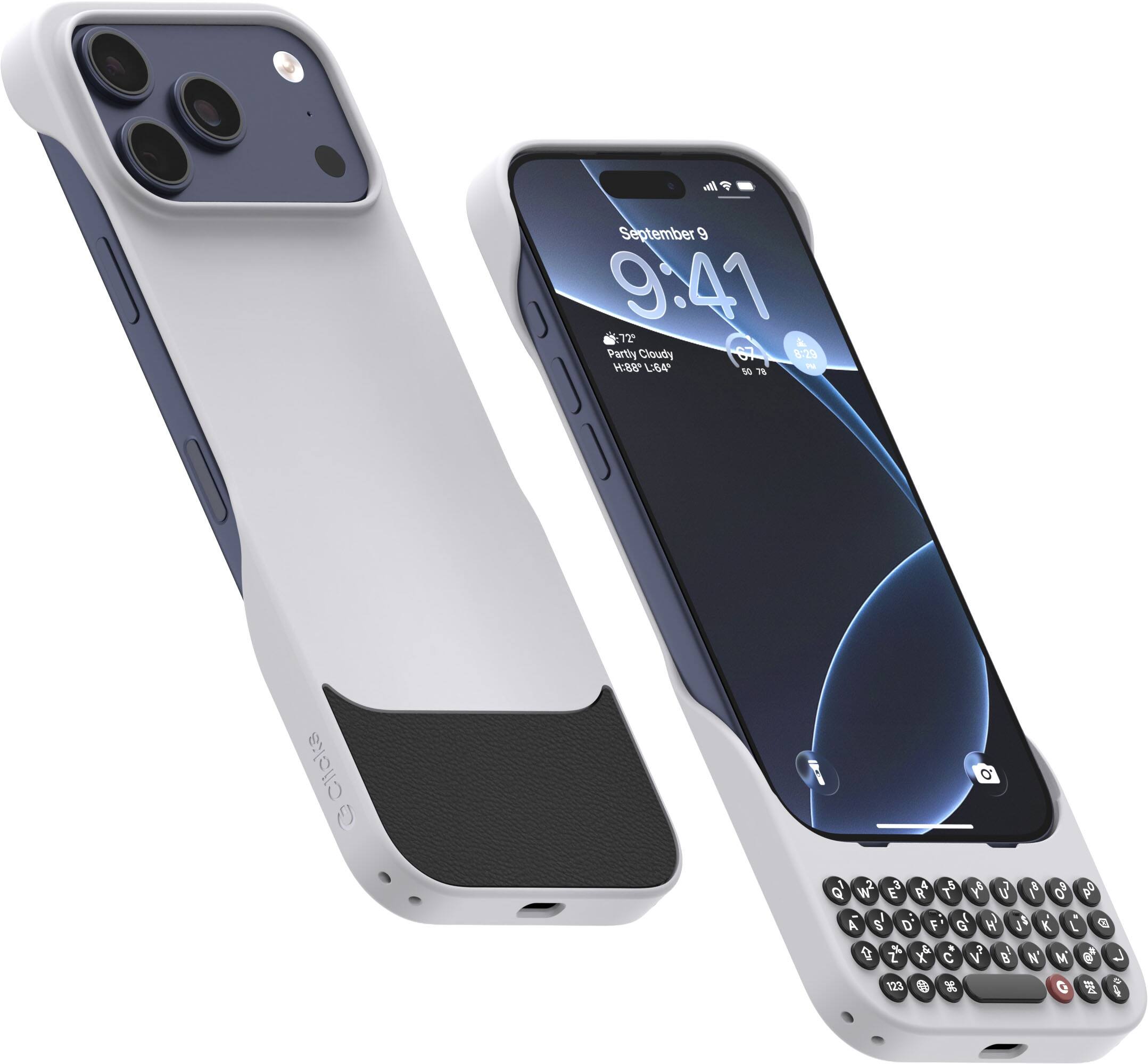 Clicks Keyboard Case for iPhone 17 Pro Smoke CK-7100-1 - Best Buy