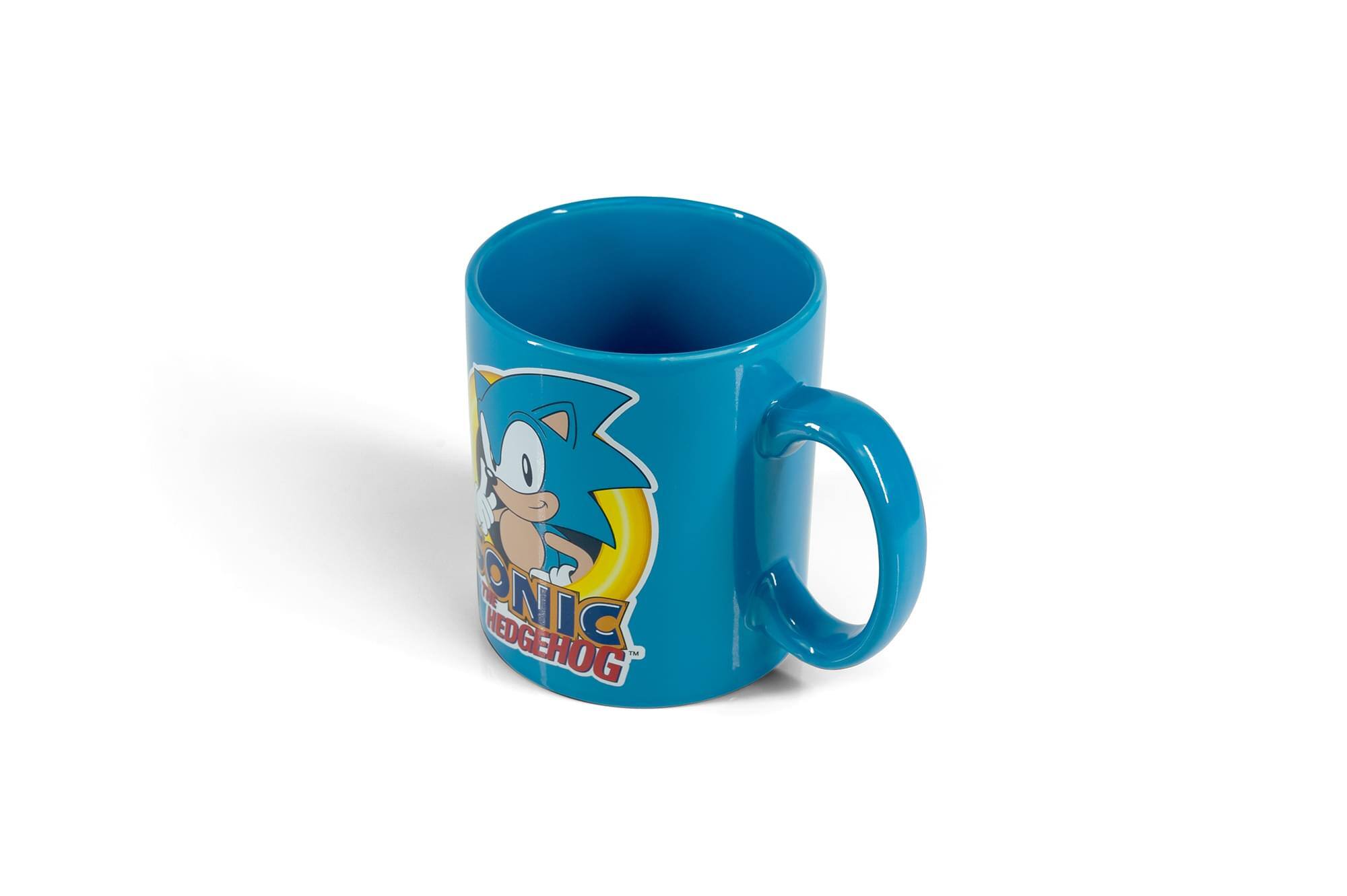 Alt View 2. Sonic - Sonic The Hedgehog Blue 16oz Ceramic Coffee Mug - Blue.
