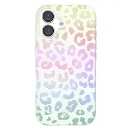 VELVET CAVIAR - Magsafe Case for Apple iPhone 16 - White Opal Leopard