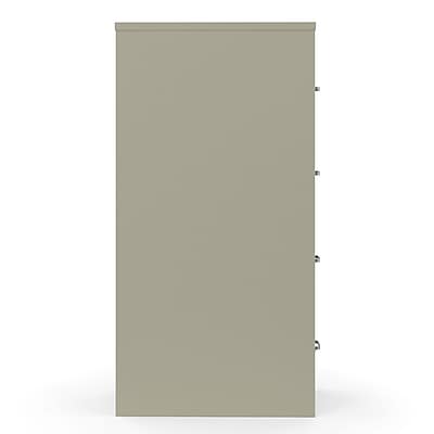 Alt View 4. Staples - Commercial 4-Drawer Vertical File Cabinet, Letter Size, Lockable, 51.97"H x 14.9"W x 26.5"D - Putty.
