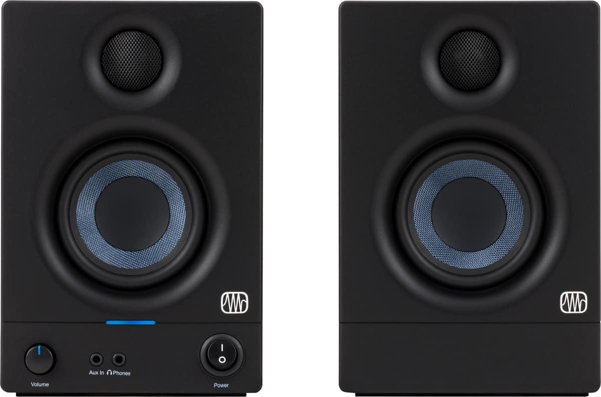 Front. PreSonus - Studio Monitors ERIS 3.5 - Black.