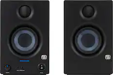 Front. PreSonus - Studio Monitors ERIS 3.5 - Black.