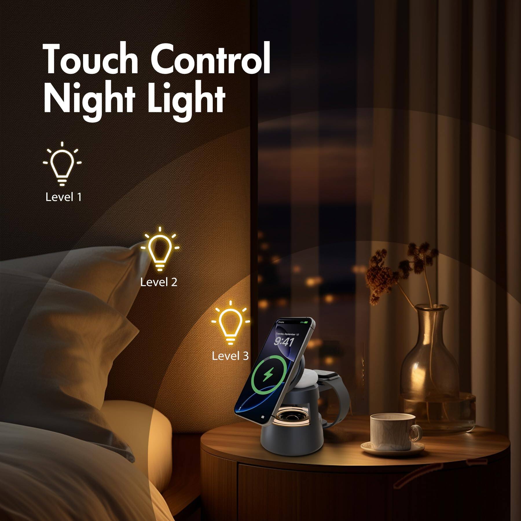 Touch Control Night Light

Level 1  
Level 2  
Level 3  

9:41