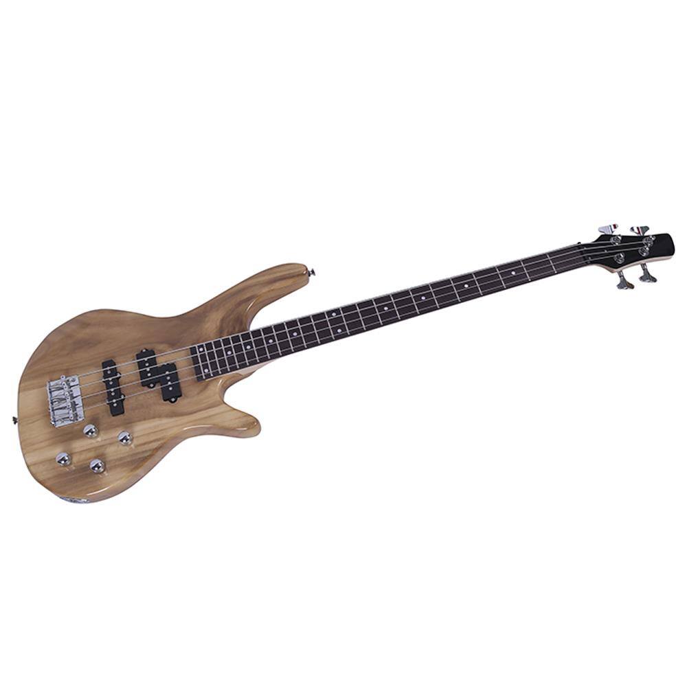 Left. Winado - Electric Bass Guitar Full Size 4 String Exquisite Stylish Bass with Power Line, Bag and Wrench Tool for Gift.
