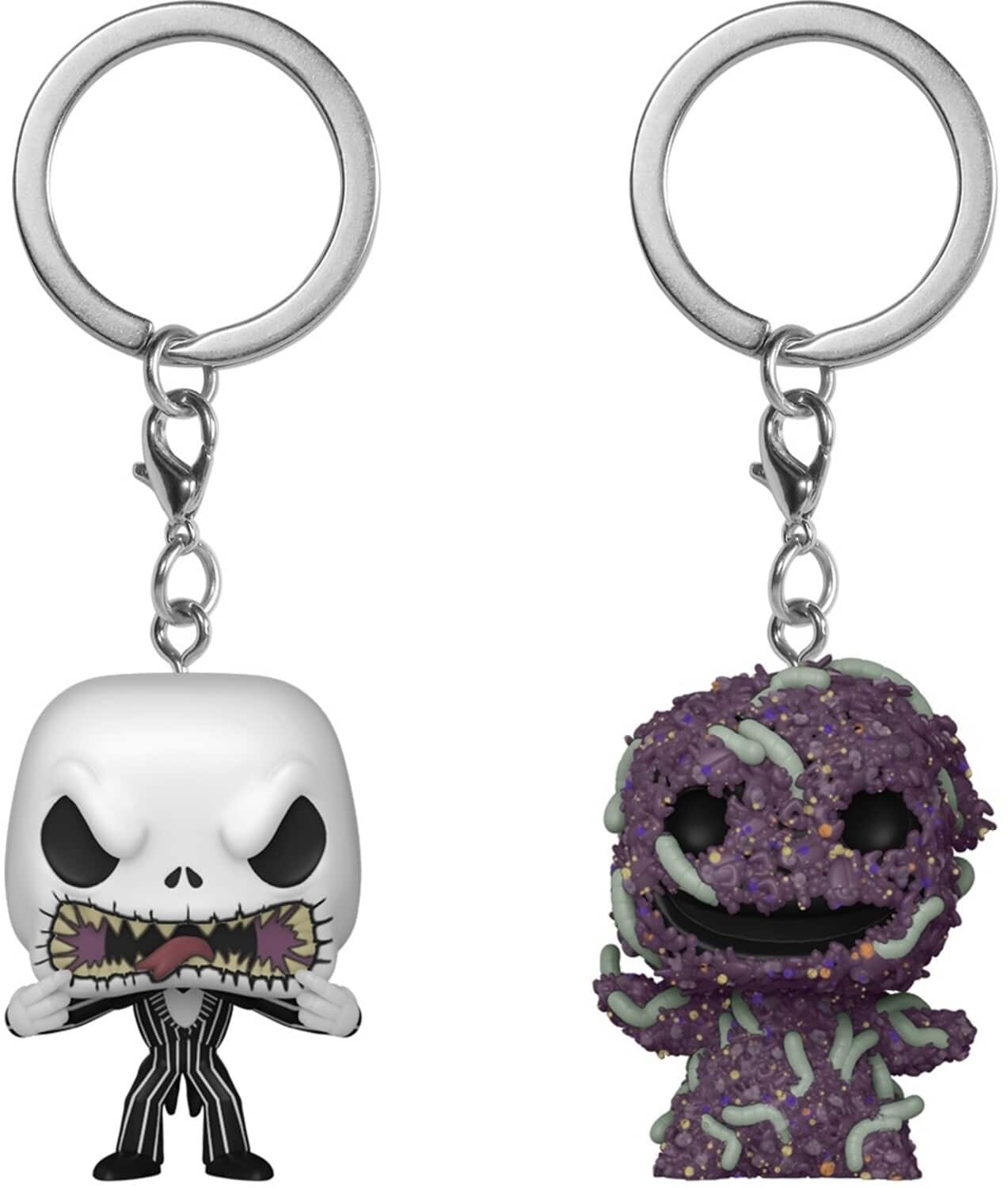 Funko Keychain: The Nightmare Before Christmas 2 - Pack - Jack & Oogie - COLLECTABLES - Multicolor