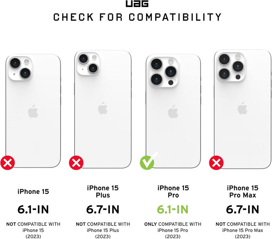 Compatible Brands UAG Civilian with MagSafe Case iPhone 15 Pro Navy - Best Buy