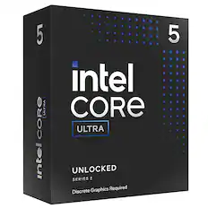 "Intel Core Ultra Unlocked Series 2 Discrete Graphics Required."