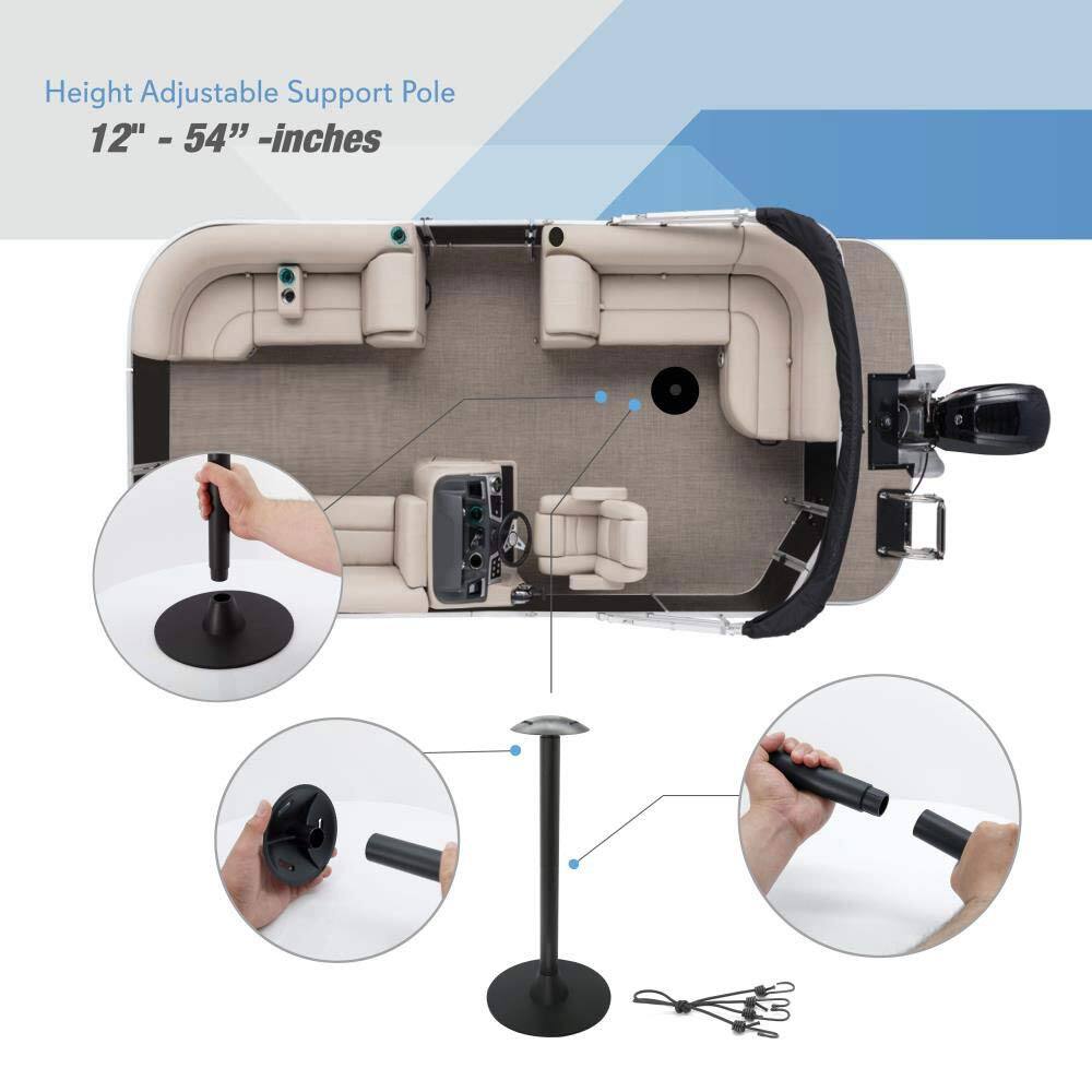 Height Adjustable Support Pole  
12" - 54" - inches
