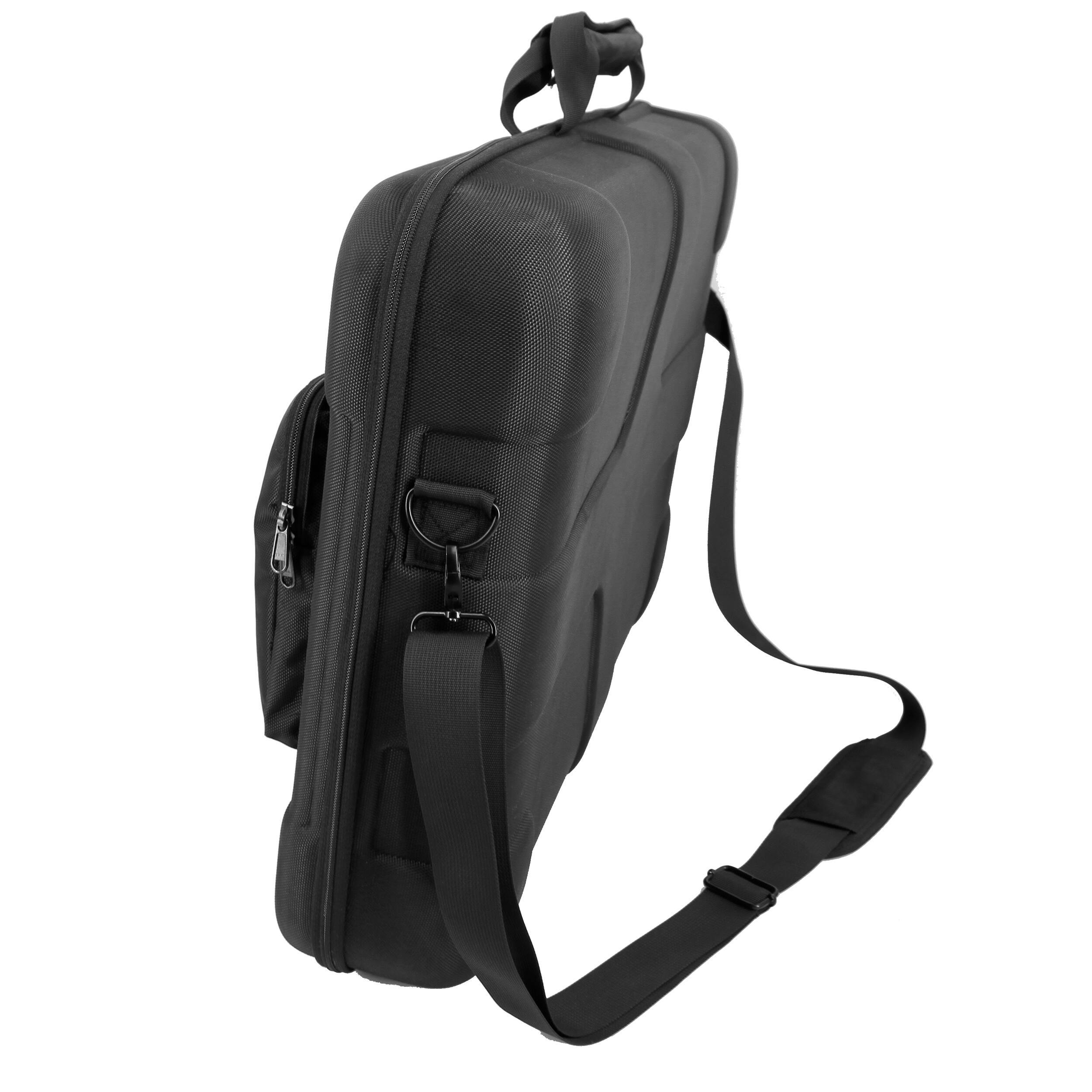 Alt View 5. CASEMATIX - Protective Carrying Case for Wacom Cintiq Pro 27 Creative Pen Display Graphic Drawing Monitor - Travel Case with Strap - Black.