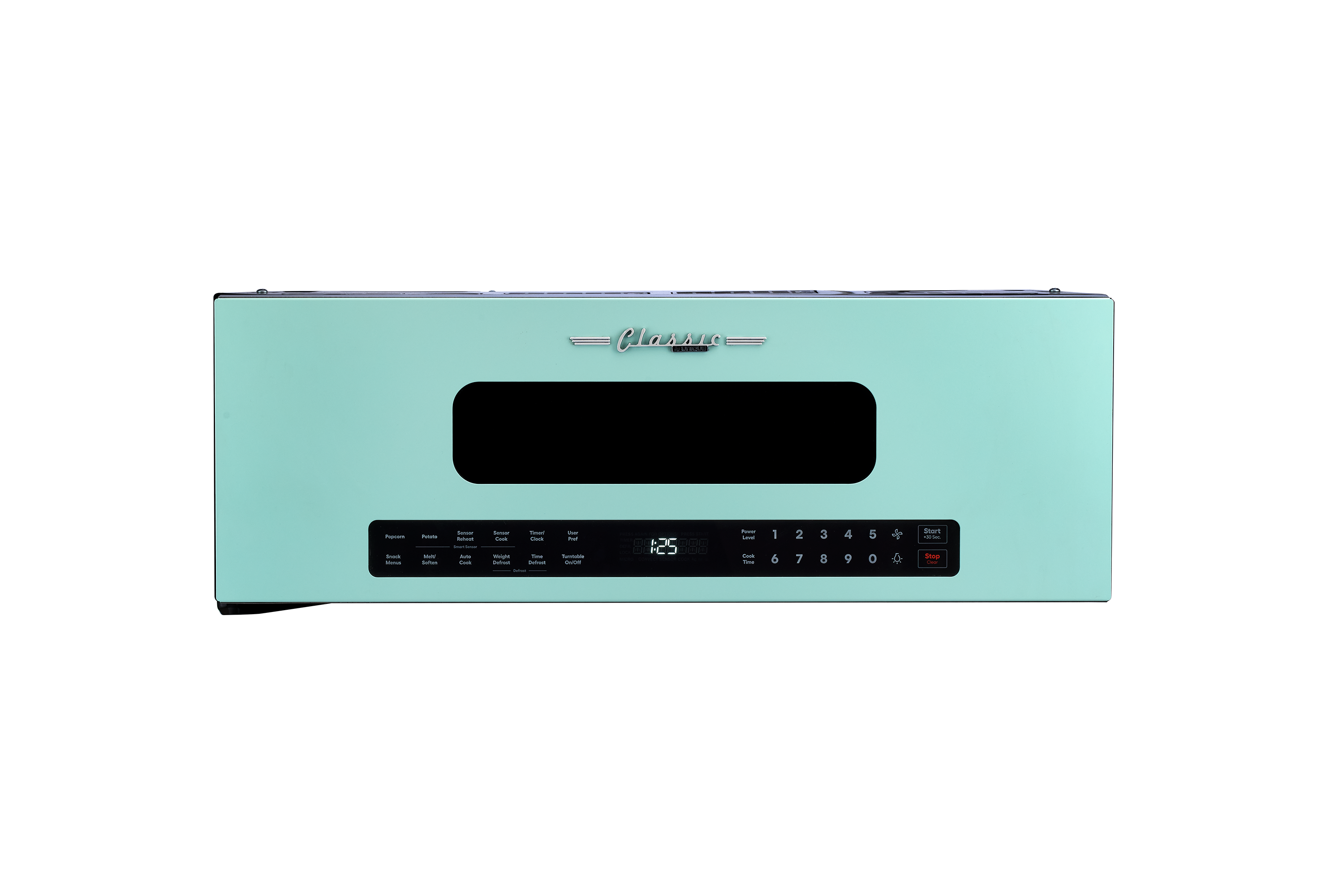 Unique Appliances - 30" Classic Retro Over-the-Range Microwave - Ocean Mist Turquoise - Front_Zoom