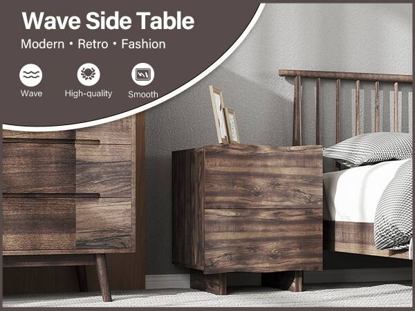 Wave Side Table  
Modern • Retro • Fashion  

Wave  
High-quality  
Smooth
