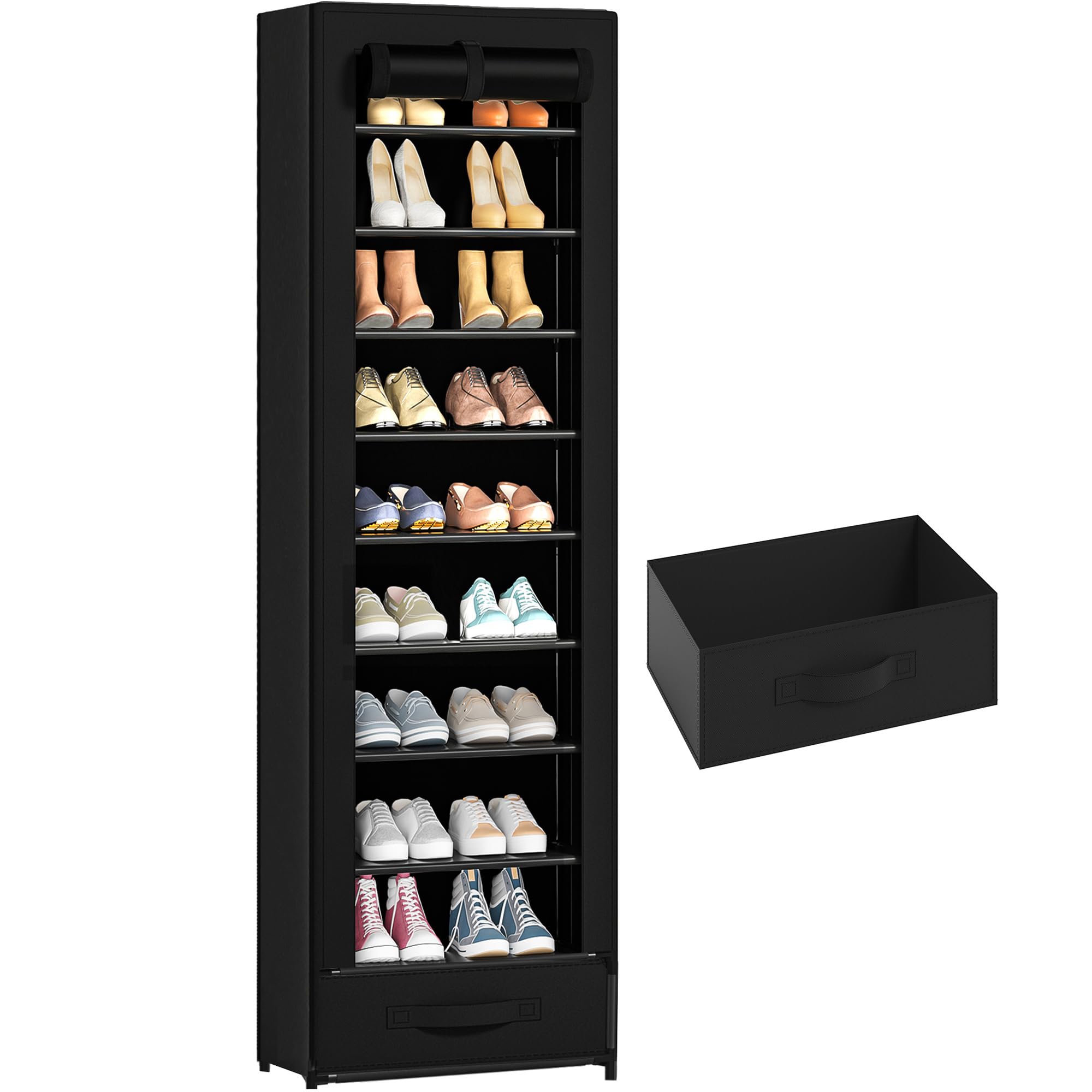 Black Medium with 1bin