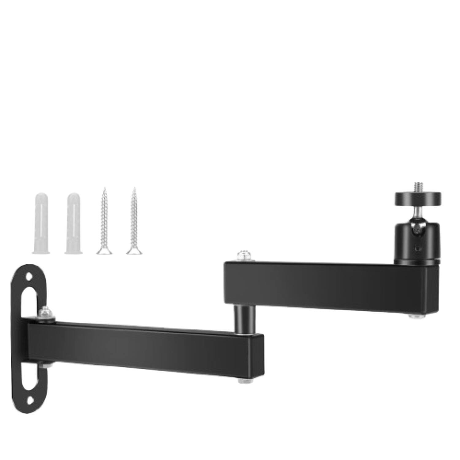 Stock Preferred - 360° Foldable Wall & Ceiling Mount with 1/4" Screw - Black