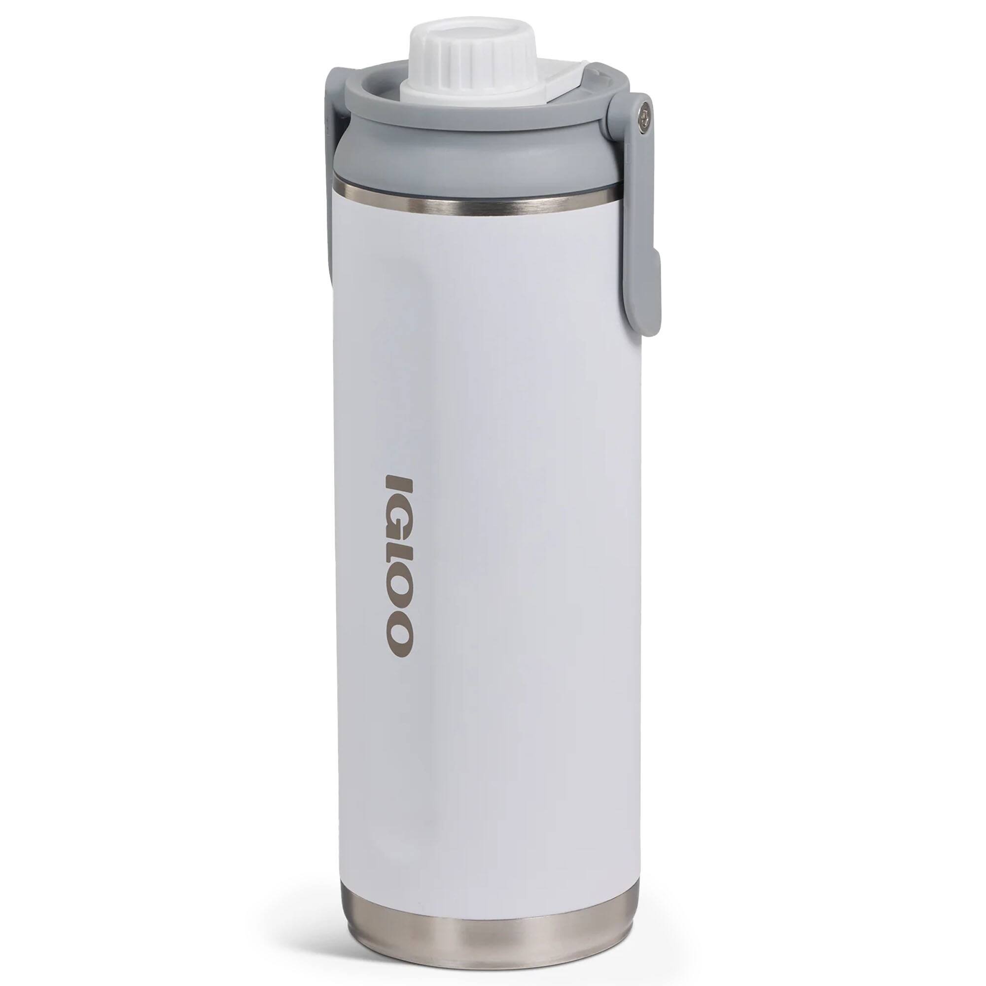 Alt View 1. Igloo - IGLOO 46 oz. Twist ‘n’ Chug Stainless Steel Bottle, White - White.
