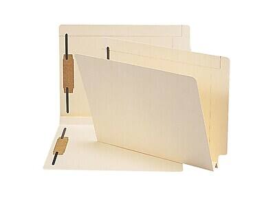 Alt View 4. Smead - End Tab Classification Folders, Shelf-Master Reinforced Straight-Cut Tab, Letter Size, Manila, 50/Box - Manila.