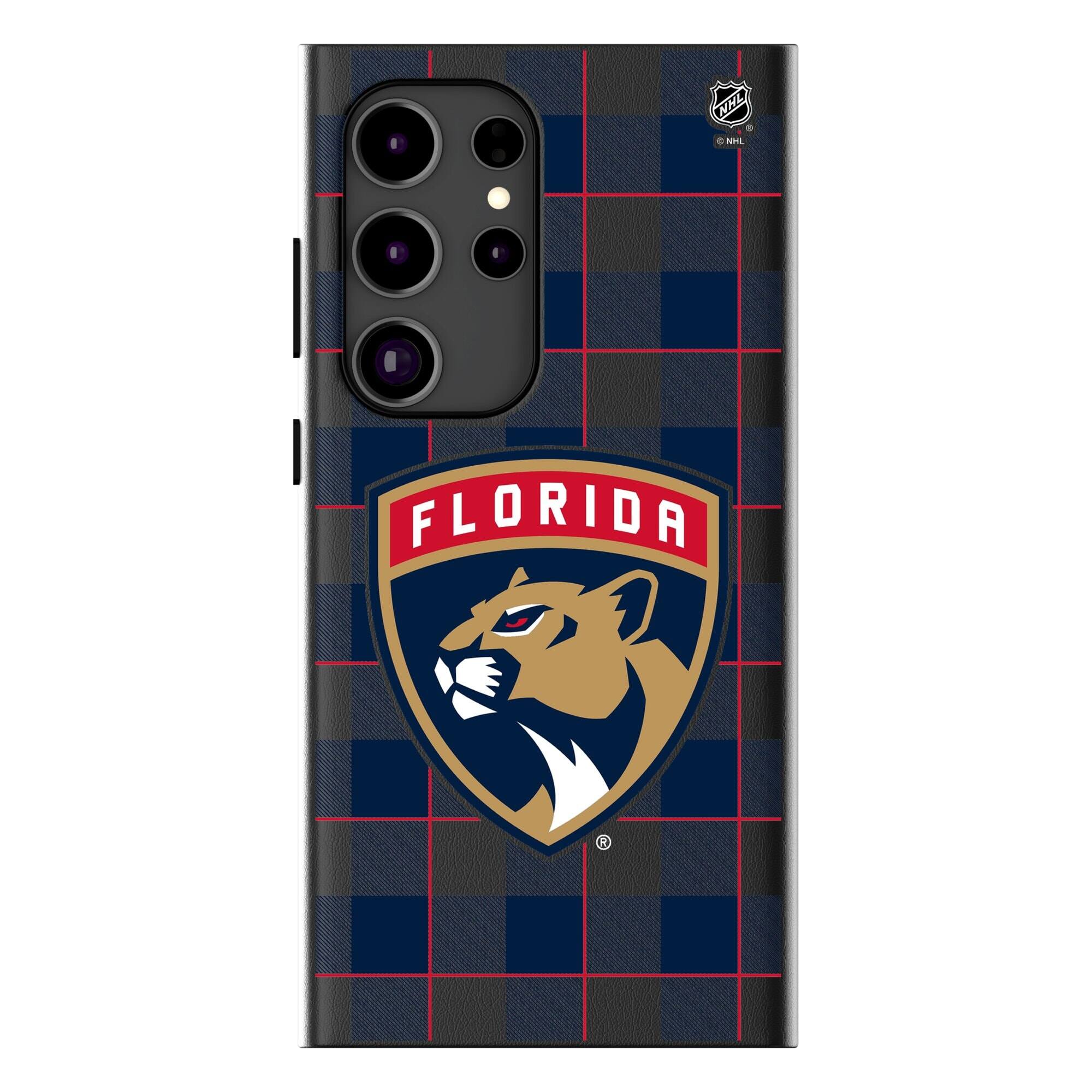 Keyscaper - NHL - Florida Panthers Plaid Galaxy Magnetic Bump Case - S24 - Black price history on PriceWatchPro