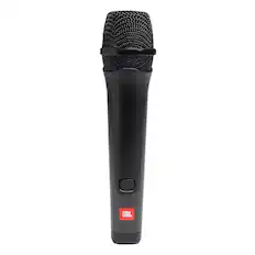 Front. JBL - JBL PB100 Wired Dynamic Vocal Mic with Cable - Black.