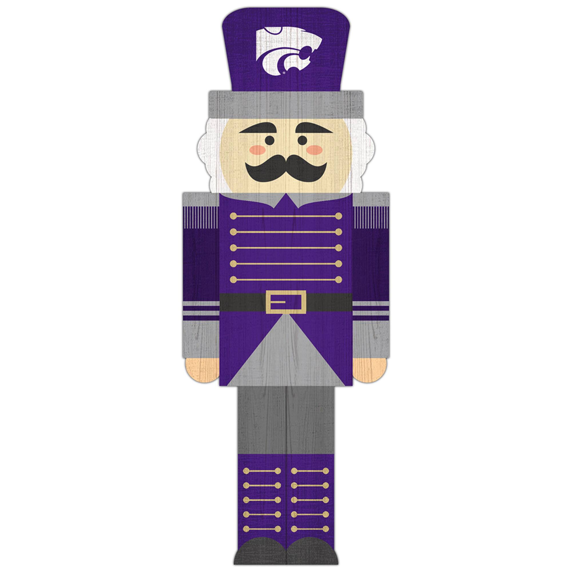 Kansas State Wildcats 31'' Nutcracker Leaner