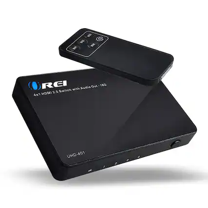 RCI 4x1 HDMI 2.0 Switch with Audio Out - 18G UHD-401