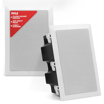 PYLE
- FLUSH MOUNT DESIGN
- 300 WATT PEAK
- 2-WAY SPEAKER