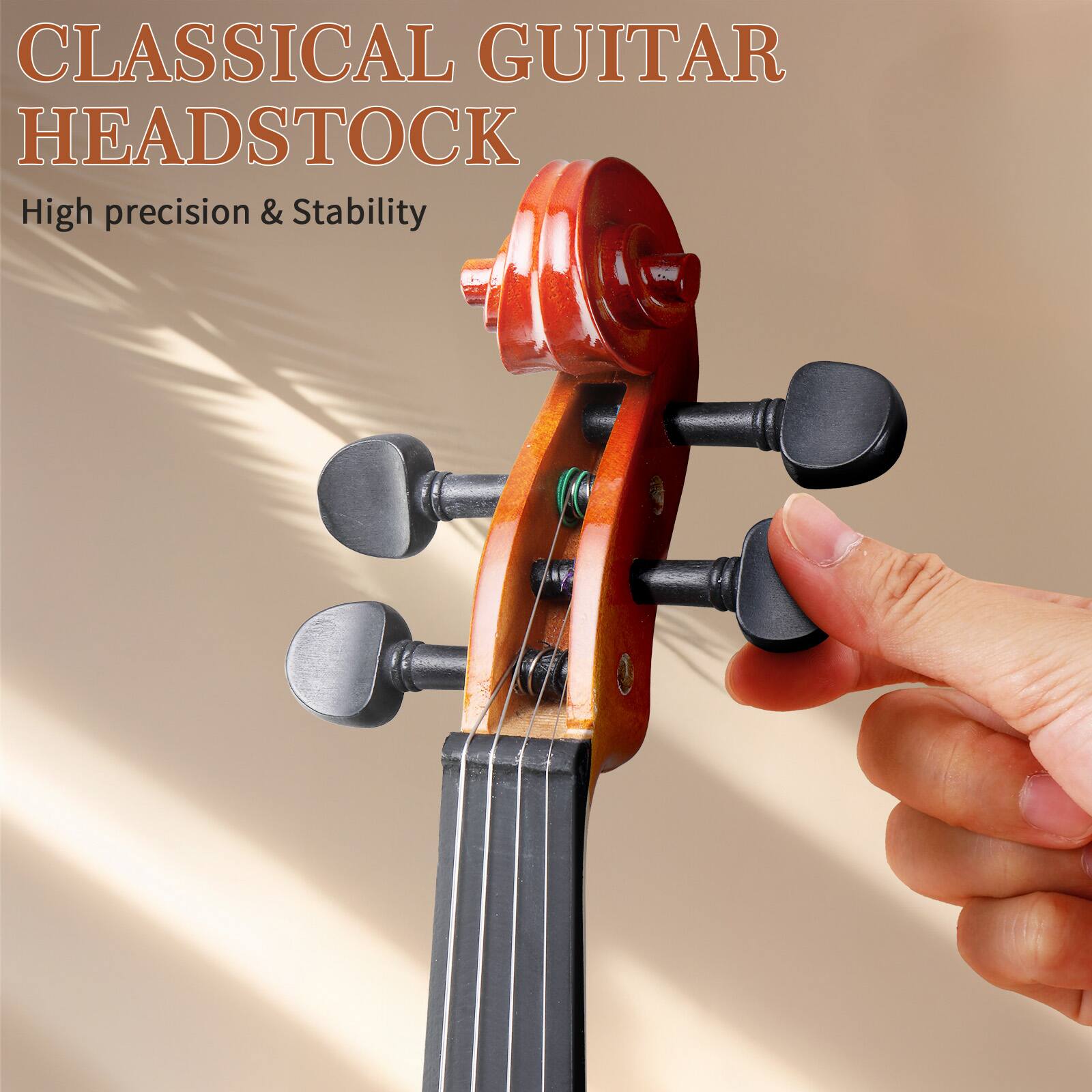 CLASSICAL GUITAR HEADSTOCK

High precision & Stability