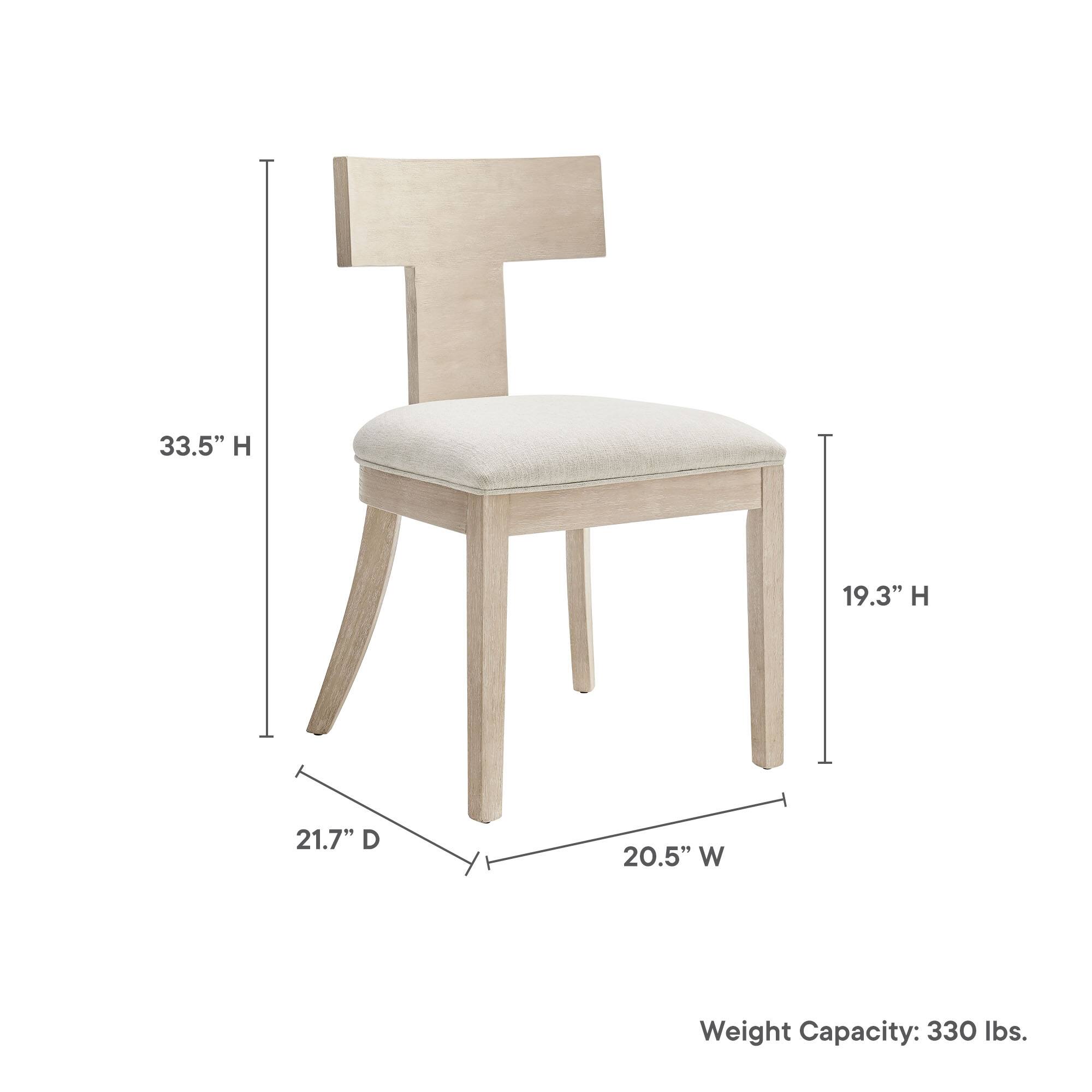 33.5" H  
19.3" H  
21.7" D  
20.5" W  
Weight Capacity: 330 lbs.