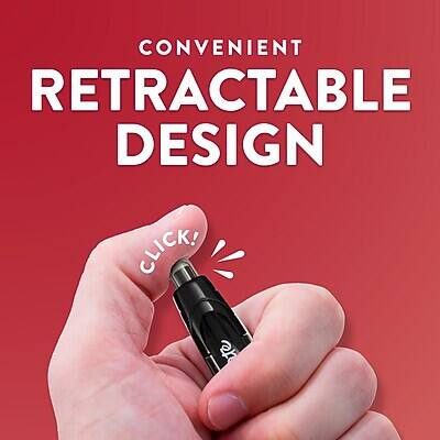 CONVENIENT RETRACTABLE DESIGN  
CLICK!