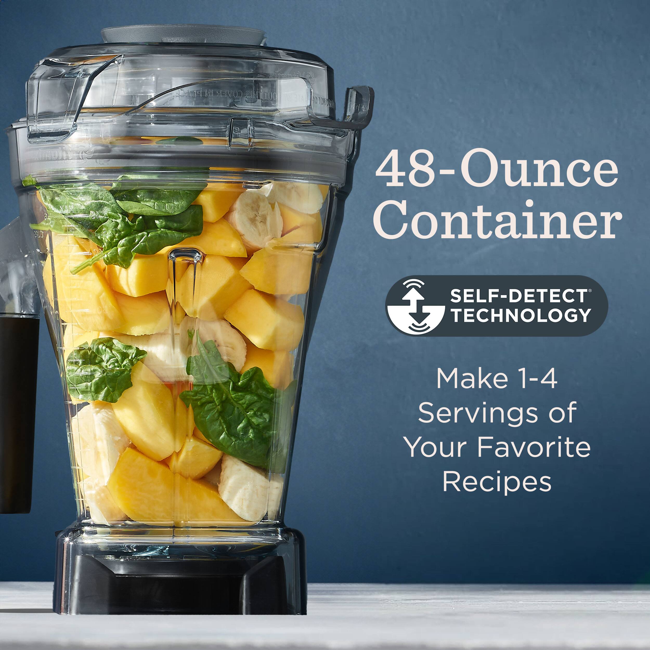 48-Ounce Container

SELF-DETECT TECHNOLOGY

Make 1-4 Servings of Your Favorite Recipes