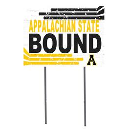 Jardine - Appalachian State Mountaineers 18'' x 24'' Bound Yard Sign - White