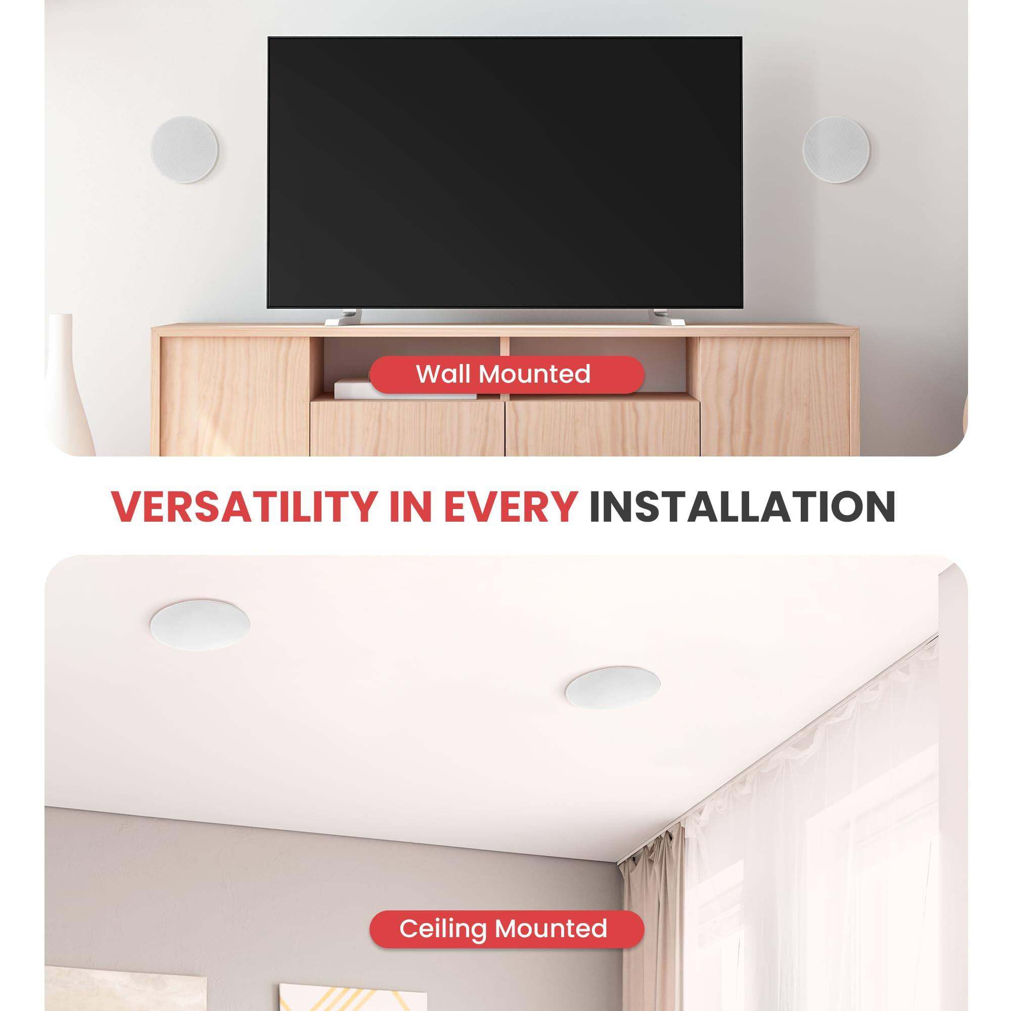 Wall Mounted

VERSATILITY IN EVERY INSTALLATION

Ceiling Mounted