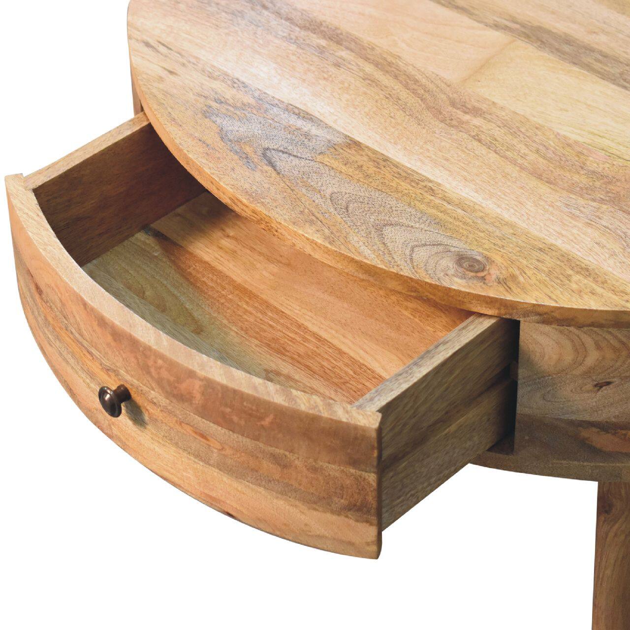 Back. Artisan Furniture - Odyssey Oak-ish Coffee Table - Brown.
