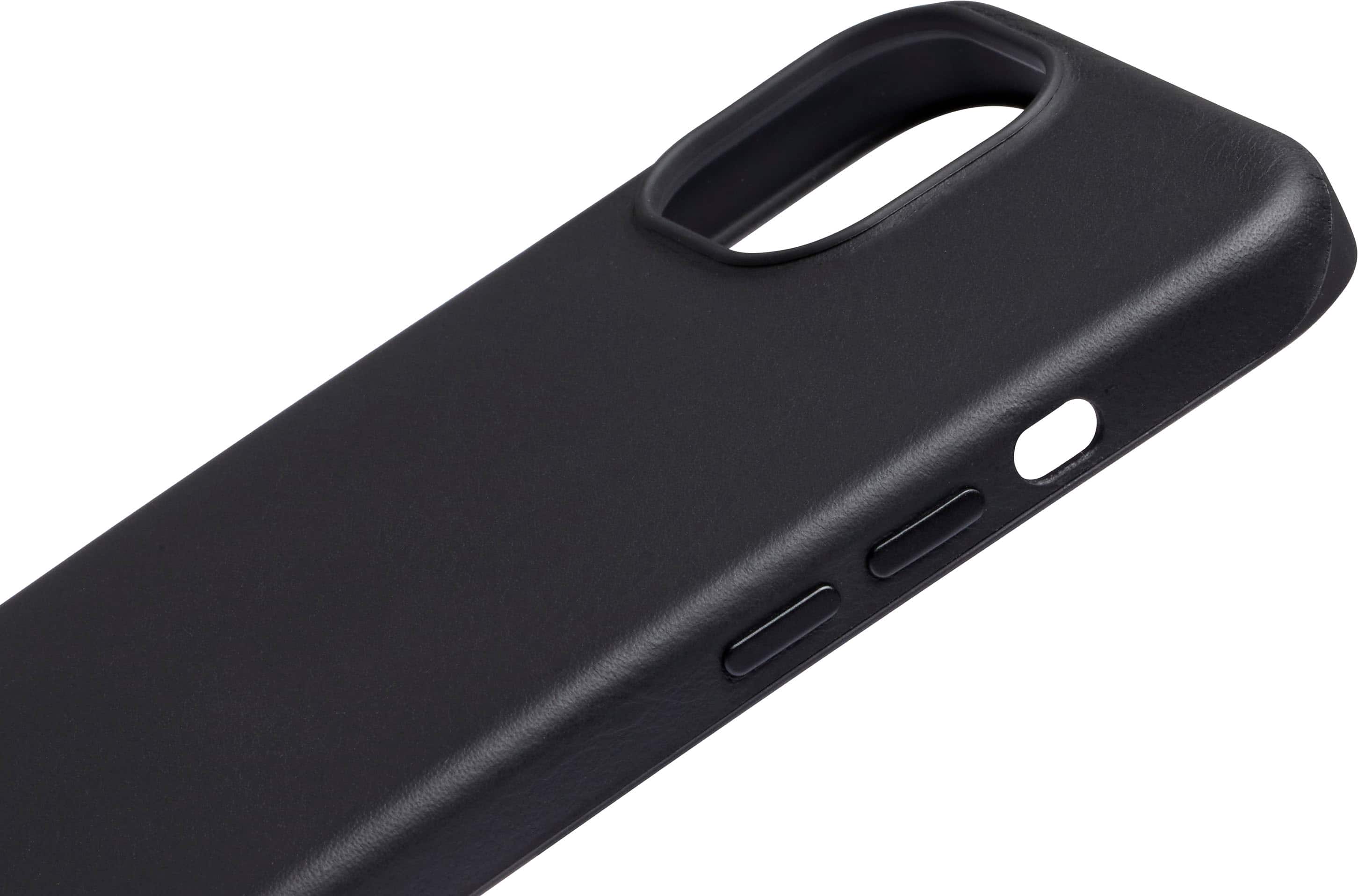 Alt View 1. Bellroy - iPhone 15 Leather Phone Case - Black.