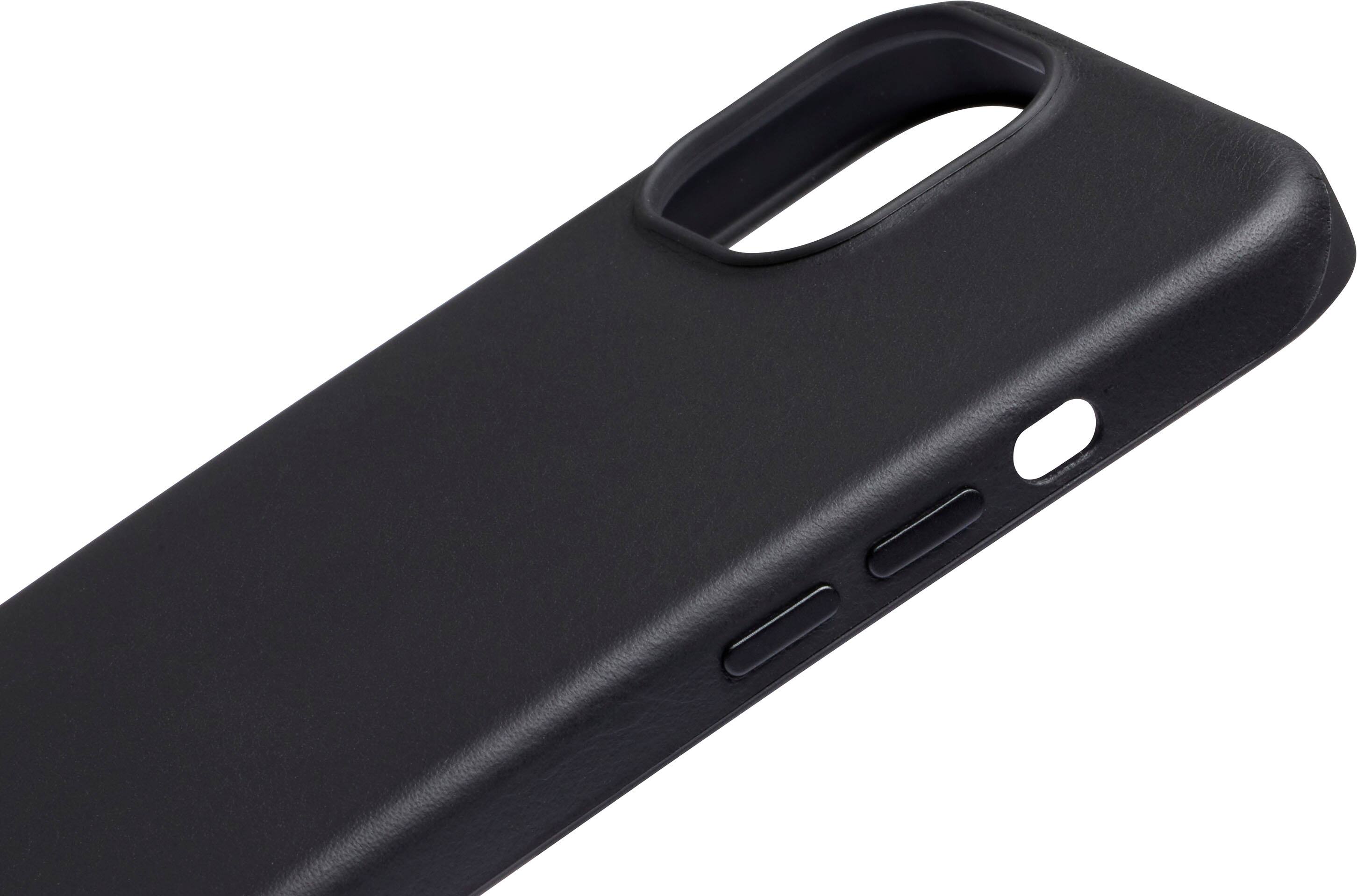 Alt View 1. Bellroy - iPhone 15 Leather Phone Case - Black.