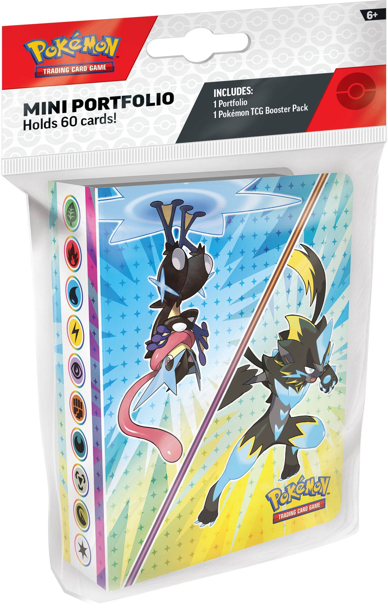 Pokémon - Trading Card Game Includes: Mini Portfolio 1 Portfolio TCG Booster Pack 1 Pokémon Holds 60 cards! 6+ Pokémon Card Game Trading