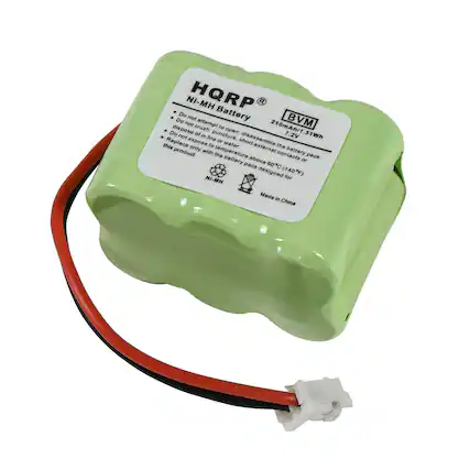 HQRPP
Ni-MH Battery
BVM
210mAh/1.51Wh
7.2V
- Do not attempt to open, disassemble, or dispose of the battery pack.
- Do not crush, puncture, or expose to fire or water.
- Do not expose to temperatures above 60°C (140°F).
- Replace only with the battery pack designed for this product.
Made in China