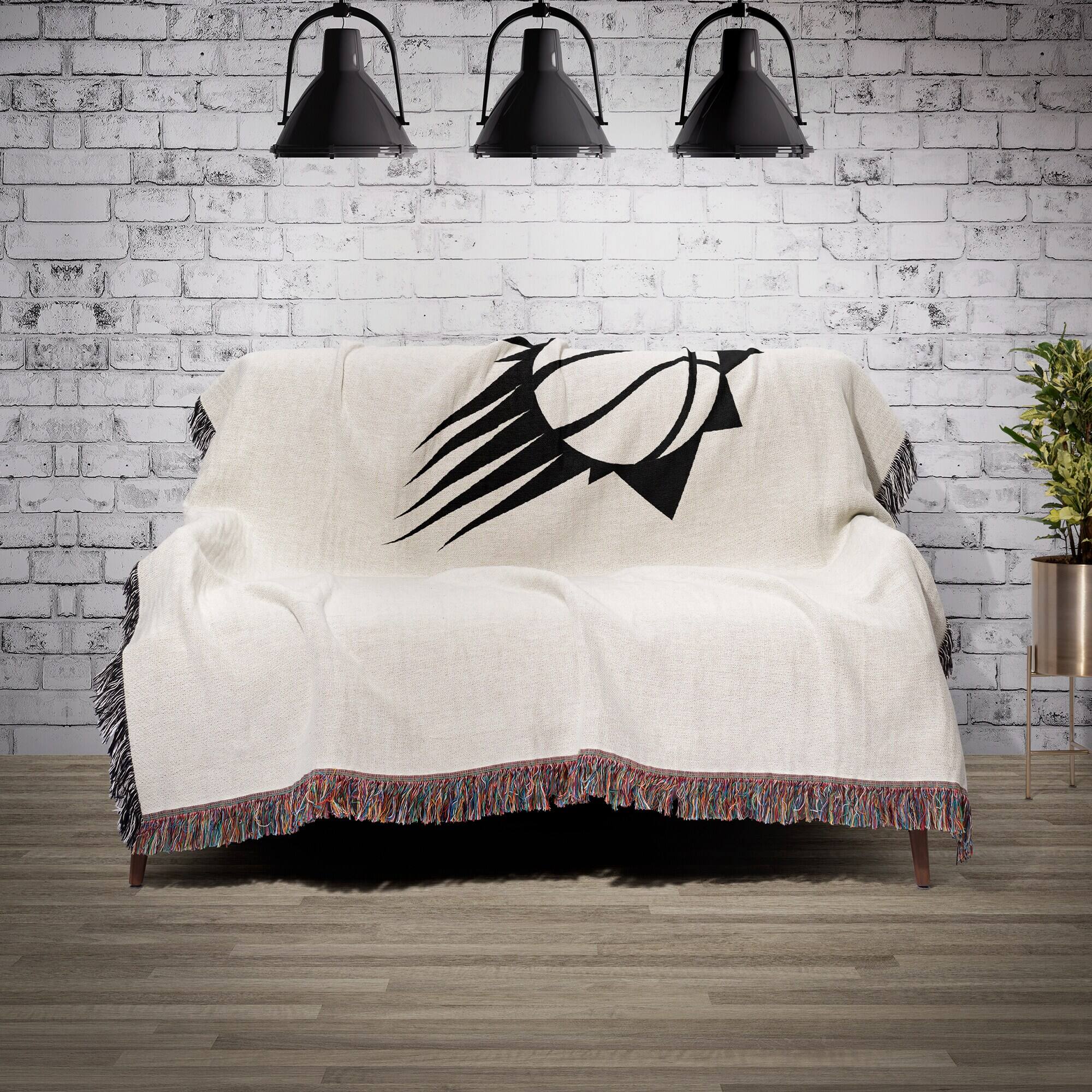 Alt View 1. Chad & Jake - Phoenix Suns Woven Blanket - White.