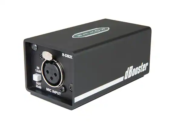 R-DB2C
IN 12dB
OUT 20dB
MIC INPUT
dBooster
