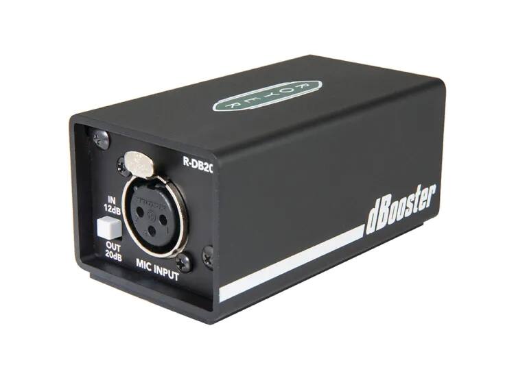 R-DB2C  
IN 12dB  
OUT 20dB  
MIC INPUT  
dBooster