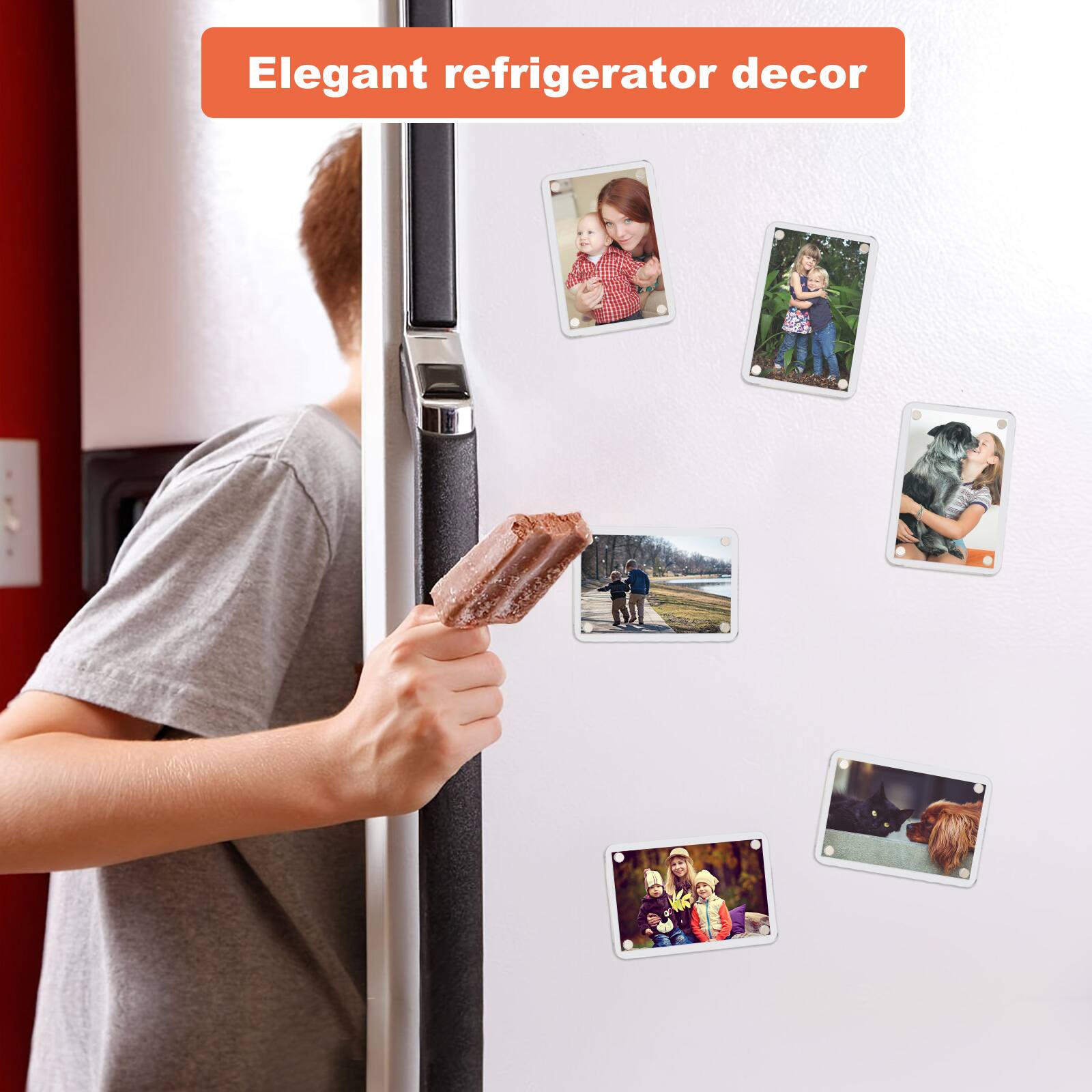 Elegant refrigerator decor
